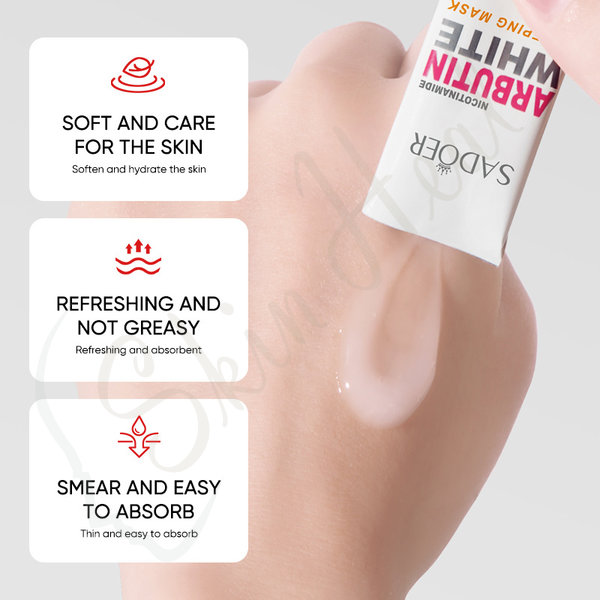 Arbutin-White-Sleeping-Mask-Advantages-Sadoer