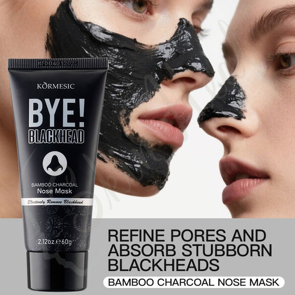 Kormesic Bye! Blackhead Bamboo Charcoal Nose Mask - Imagen 3