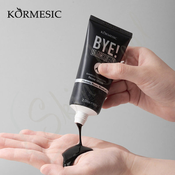 Bye-Blackhead-Bamboo-Charcoal-Nose-Mask-Usage-Kormesic